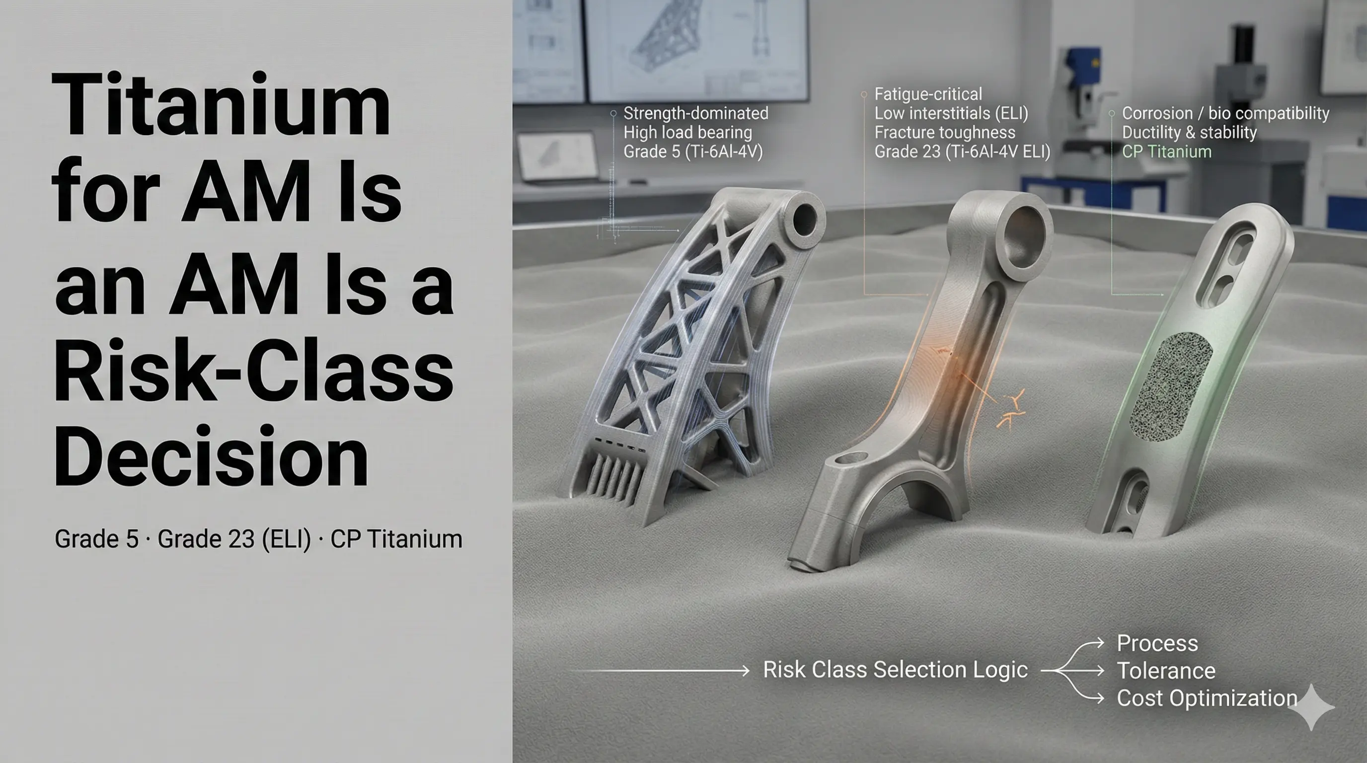 TC4, Ti-6Al-4V, TA1, TA2, and CP titanium additive manufacturing material review