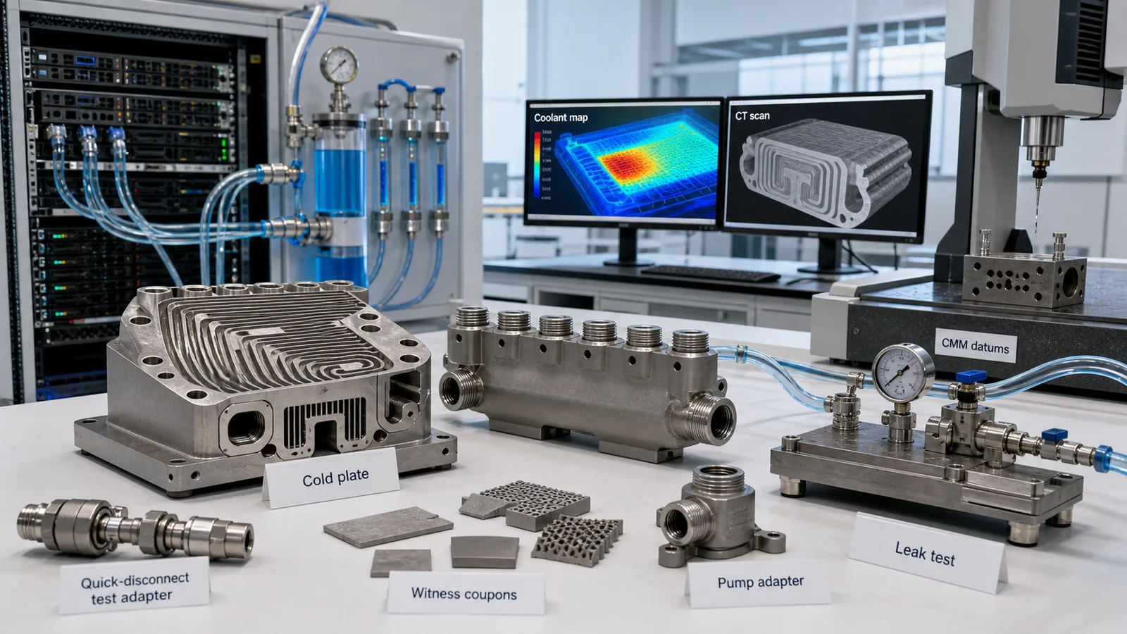 Titanium 3D Printing for AI Data Center Liquid Cooling Hardware