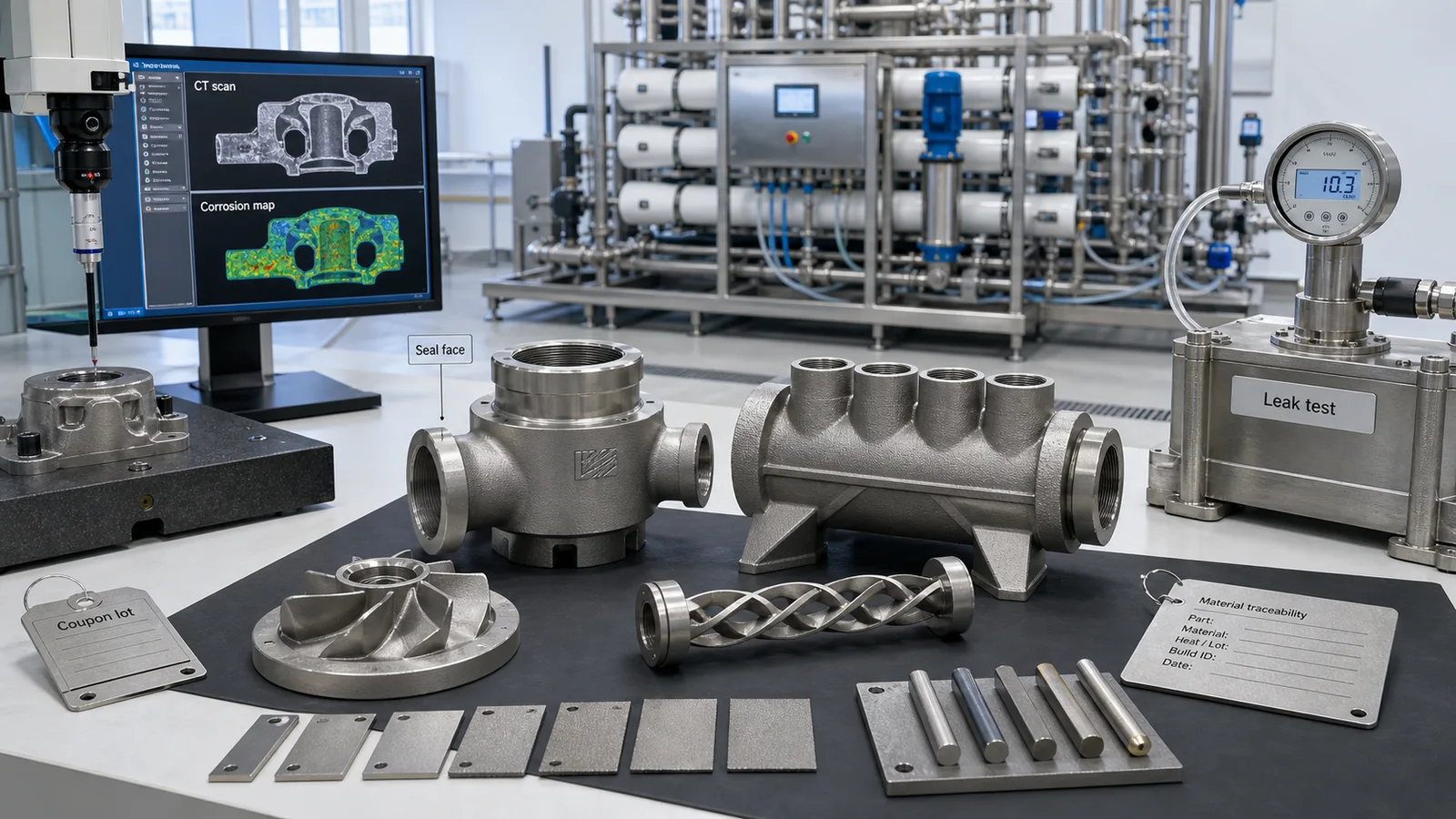 Titanium 3D Printing for Chemical Processing and Water Treatment Parts
