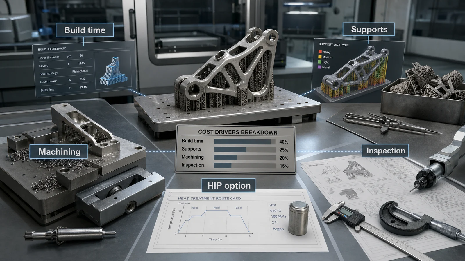 Titanium 3D Printing Cost: How Ti-6Al-4V Parts Are Quoted
