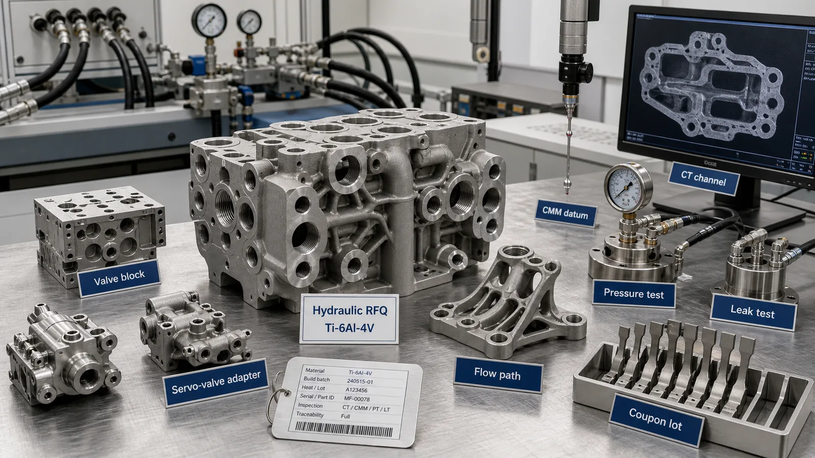 Titanium 3D Printing for Hydraulic Manifolds and Fluid Power Components