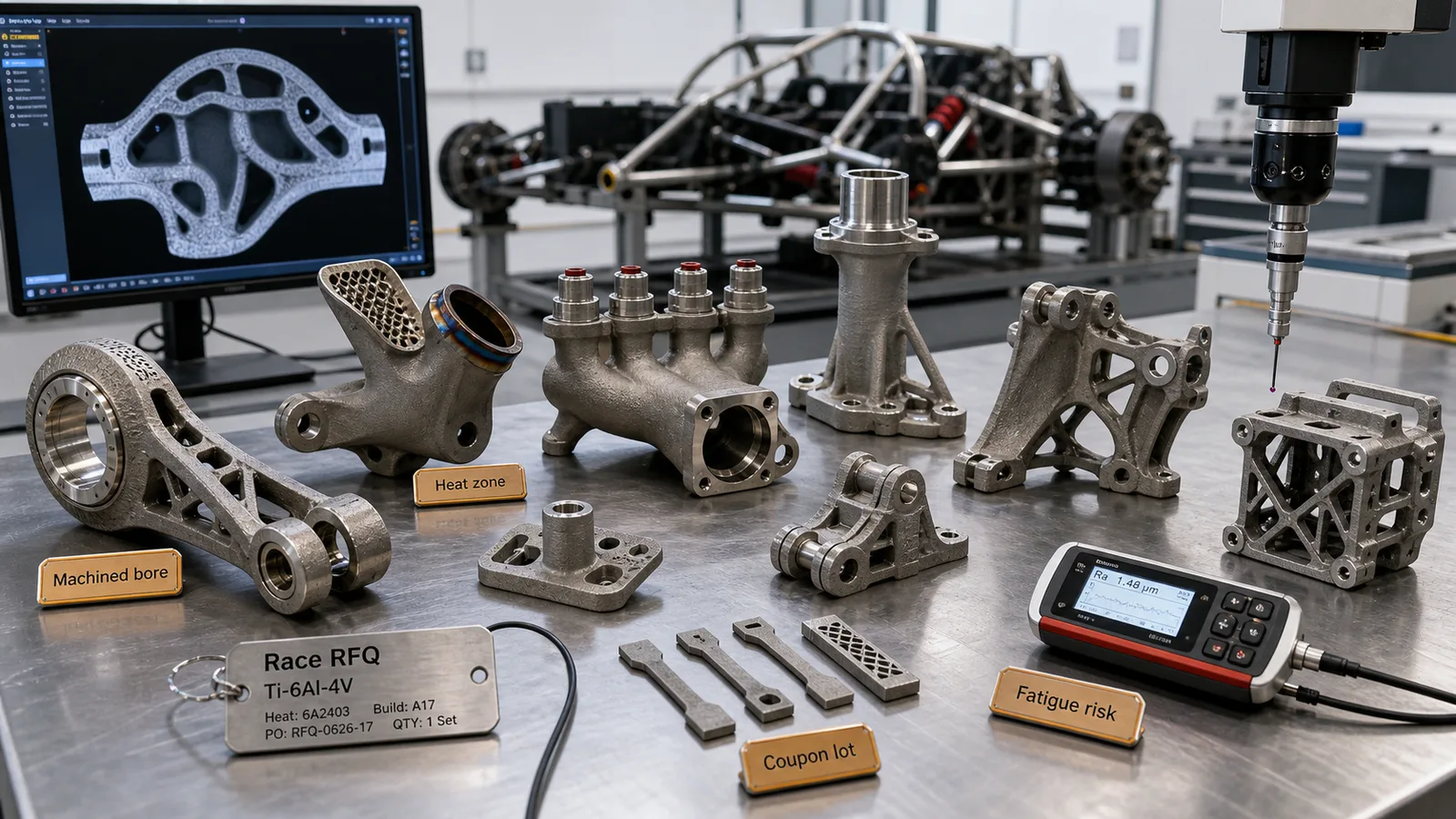 Titanium 3D Printing for Motorsport and Racing Parts