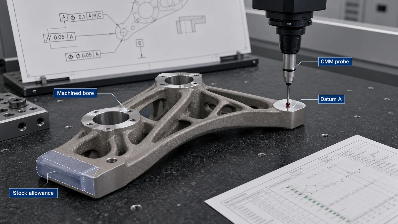 Titanium 3D Printing Tolerances: Datum Planning and CMM